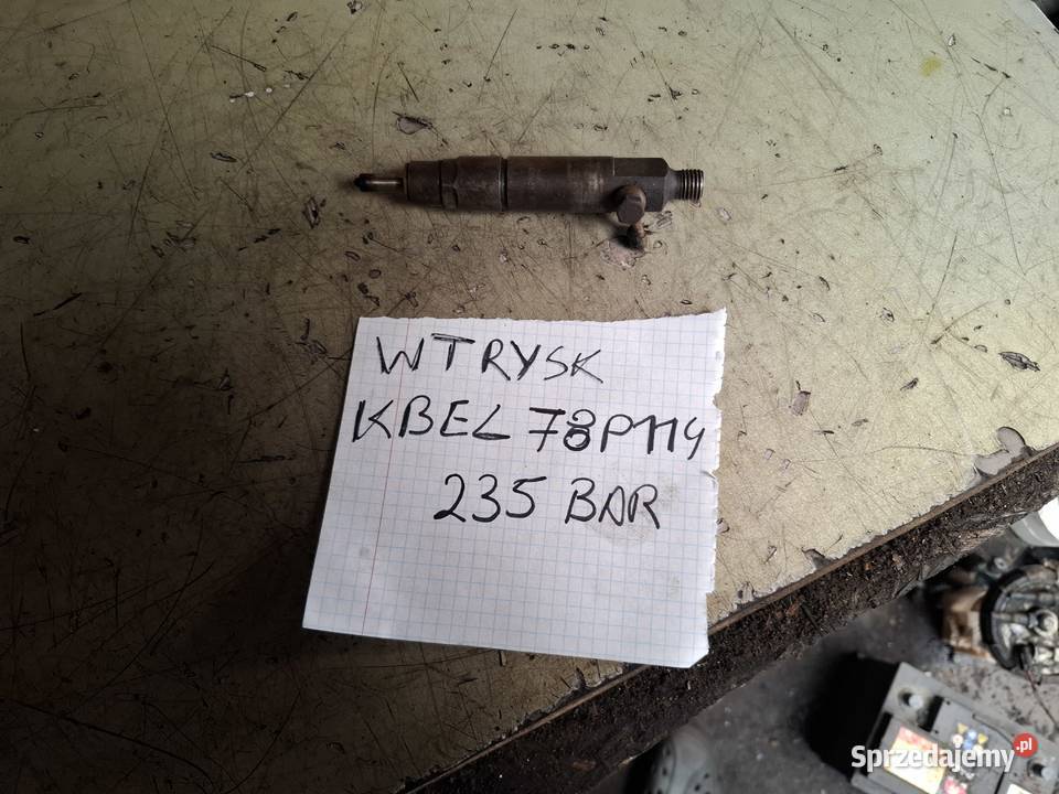 Wtrysk paliwa BOSCH KBEL 78P114 235 BAR Kielce