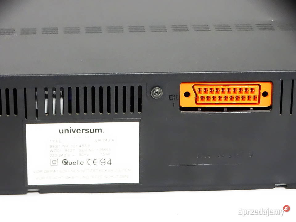 Universum VR 743 A magnetowid VHS HQ Video Biłgoraj