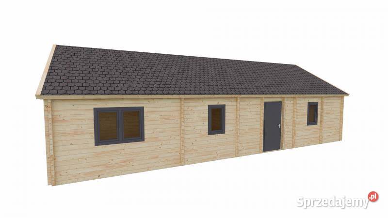 dom drewniany całoroczny SIBU 70m2 drewniany z wielkopolskie Miłosław