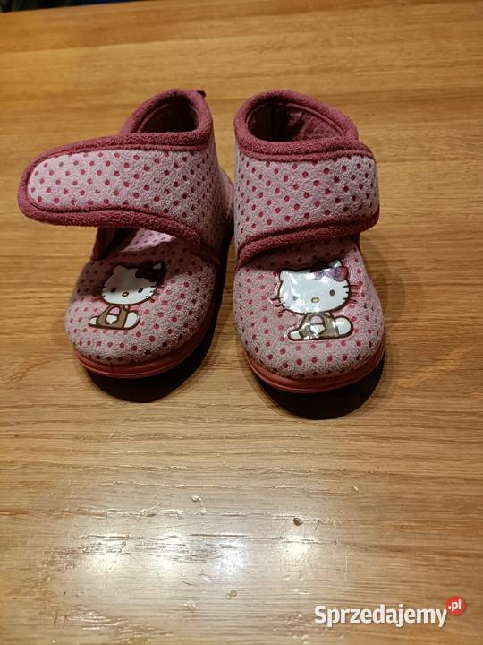 Papucie kapcie hello kitty 25 Rzepy