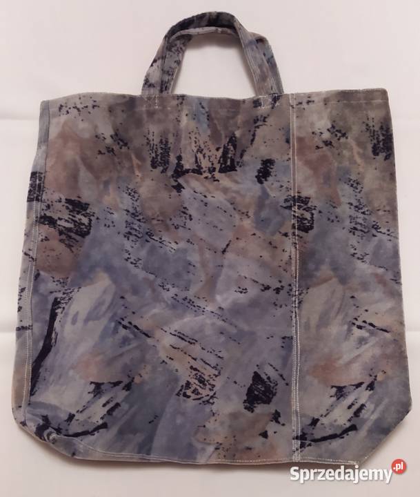 Torba na zakupy SZARA tkanina obiciowa Uniseks podlaskie sprzedam