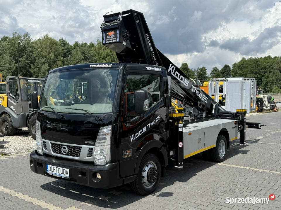 Nissan Cabstar Podnośnik Koszowy 25m KLAAS THEO Widełki