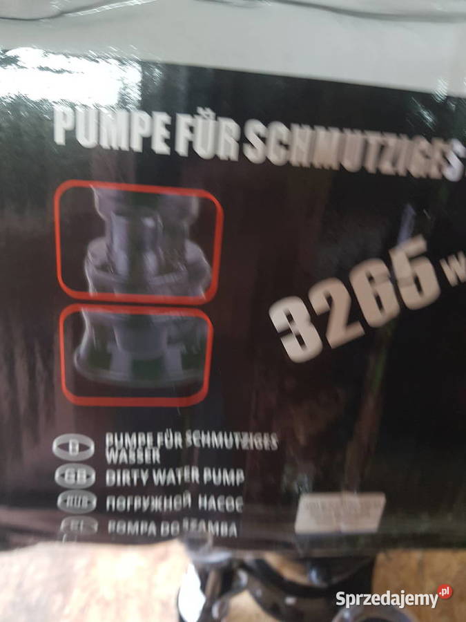 Pompa do wody brudnej szamba Onex rozdrabniacz Głogowa sprzedam