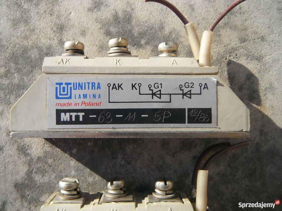 Moduł tyrystorowy Unitra Lamina MTT tyrystor 40A Chlewiska sprzedam