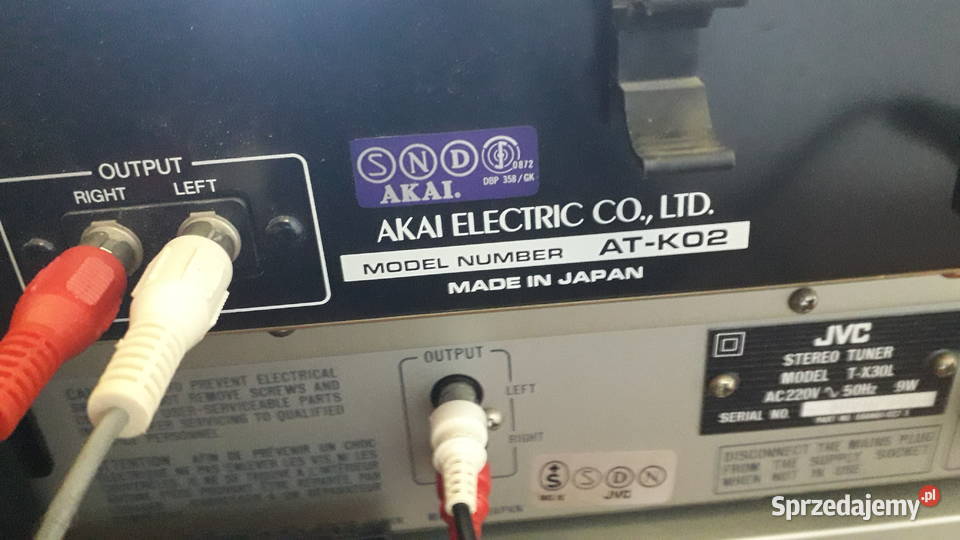 Akai radiotuner vintage Leżajsk