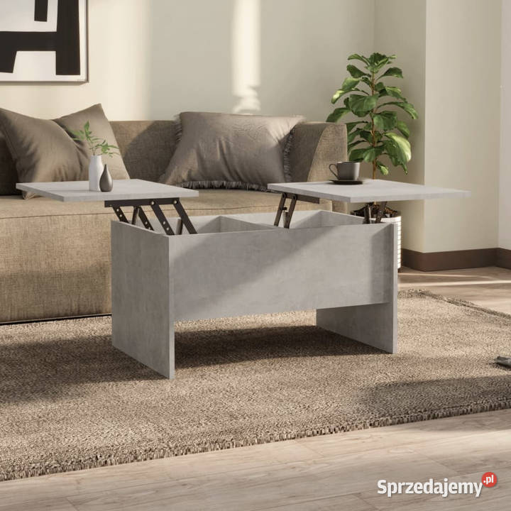 Stolik kawowy szarość betonu 80x50x425 WM809732 Warszawa