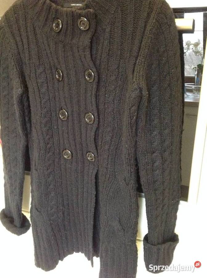 Sweter Dłuższy Damski VERO MODA S Wełna 10 Nowa Sól sprzedam