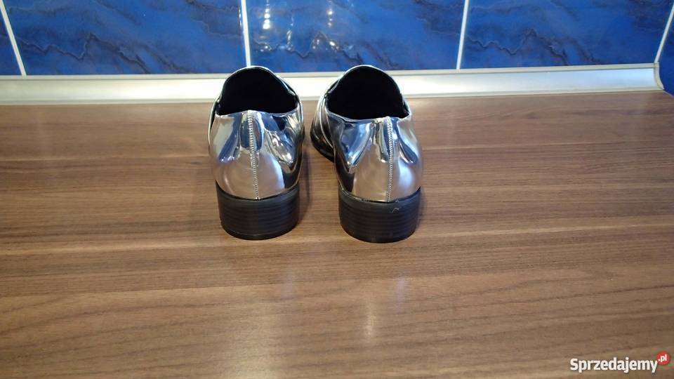 Buty Damskie Lordsy Srebrne 375 NOWE Sosnowiec