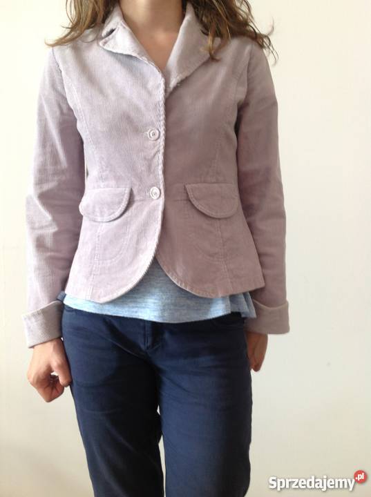 Żakiet sztruksowy wrzosowy fioletowy Częstochowa