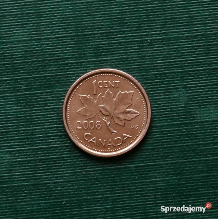 Kanada 1 cent 2008r Numizmatyka Gliwice sprzedam
