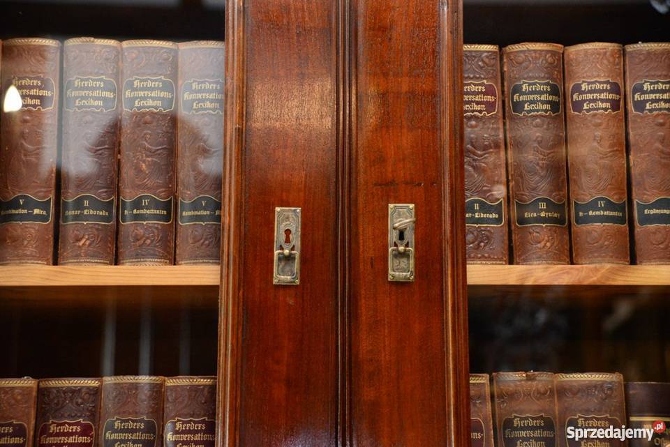 BIBLIOTEKA SECESYJNA 1920r RENOWACJI SYGNOWANA Nysa sprzedam