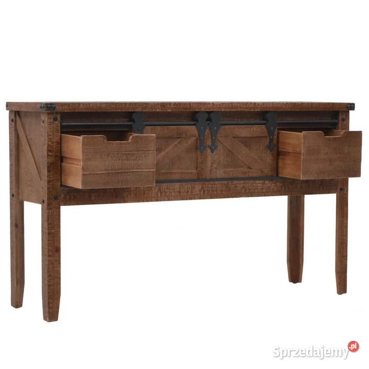 Stolik konsola lite drewno jodłowe 131x355x75