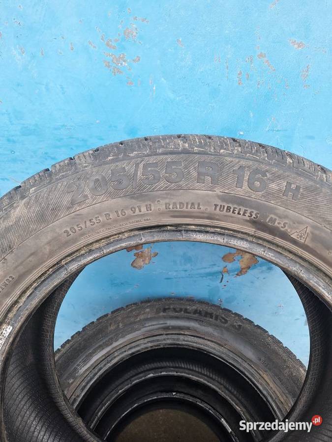 opony zimowe 205 55 16 Samochodowe Strzelin sprzedam