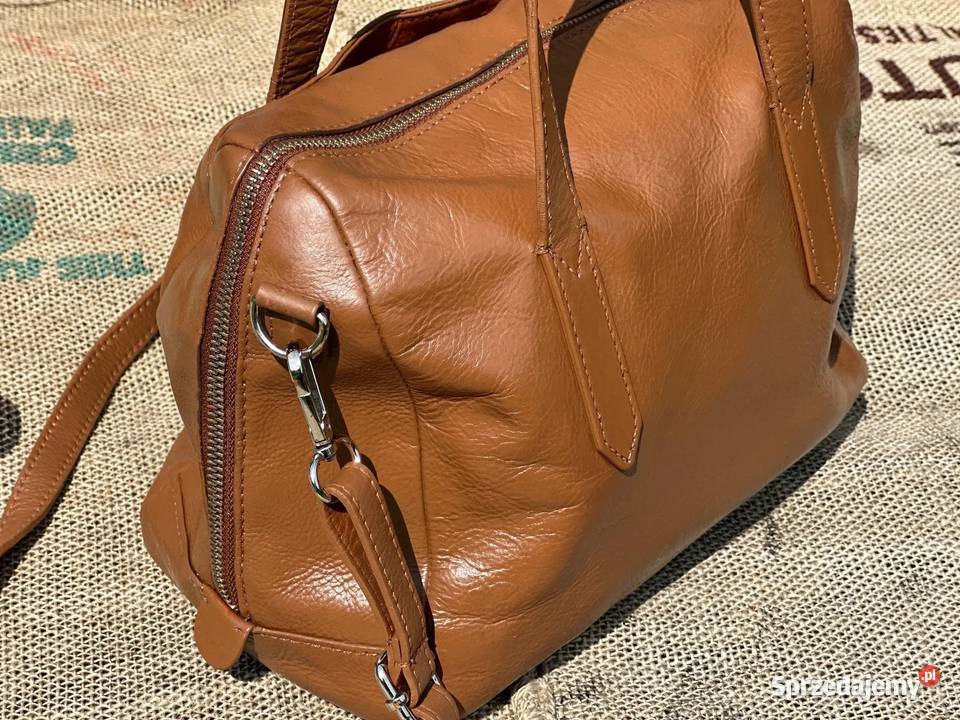 Torebka kuferek Boston Fossil Vintage na ramię 14cm mazowieckie Warszawa
