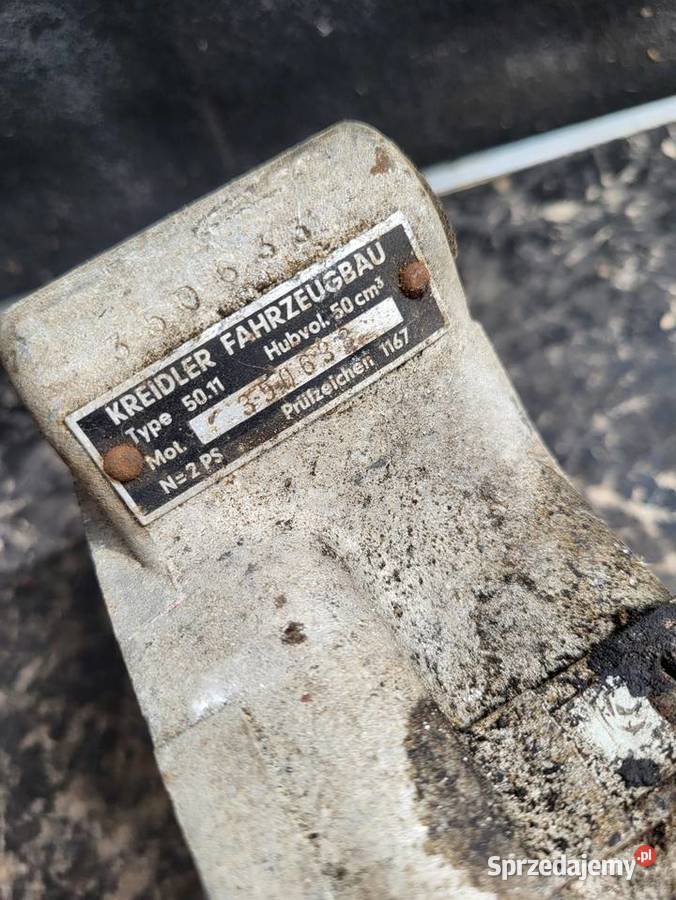 KREIDLER TYP 50 11 SILNIK KARTER TABLICZKA śląskie Rybnik