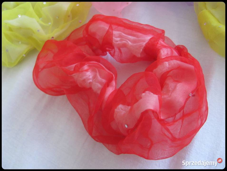 kolorowe gumki frotki do włosów dziewczynki 5 Płock