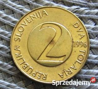 Słowenia 2 Tolaria 1995r i 1996r Numizmatyka Kalisz