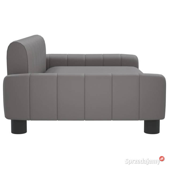 Sofa dzieci szara 90x53x30 sztuczna skóra mazowieckie Warszawa sprzedam