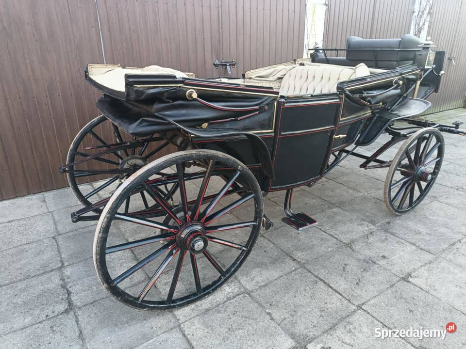 Powóz Lando Bryczka Landauer łódzkie Dobroń