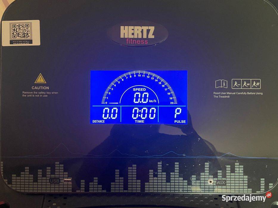 Bieżnia elektryczna HERTZFITNESS Prime 7 do 150 łódzkie Osiny sprzedam