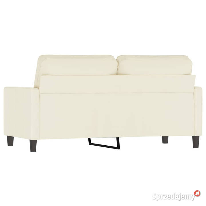 Sofa 2osobowa kremowy 140 tapicerowana aksamitem Warszawa