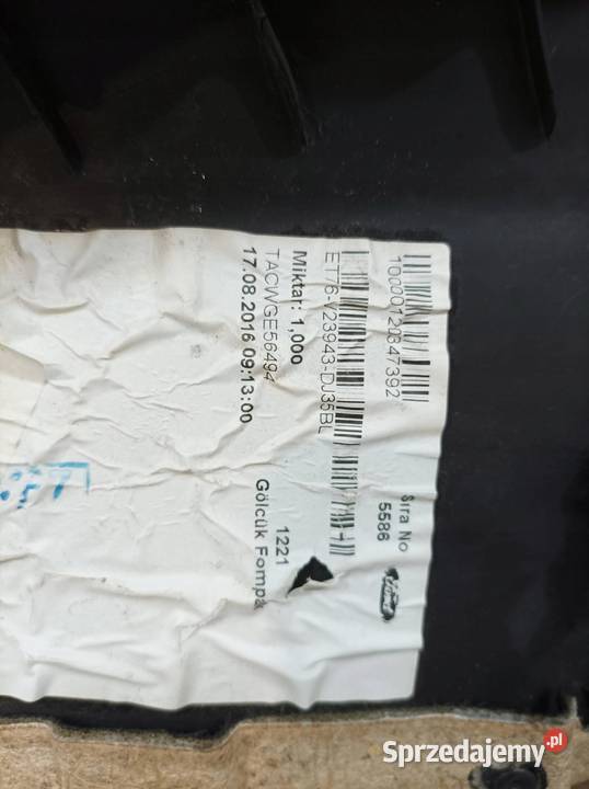 TAPICERKA BOCZEK LEWY PRAWY PRZÓD KPL Kia osobowe