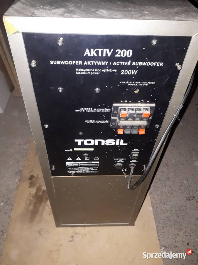 TONSIL Subwoofer Aktiv 200 kujawsko-pomorskie Toruń sprzedam