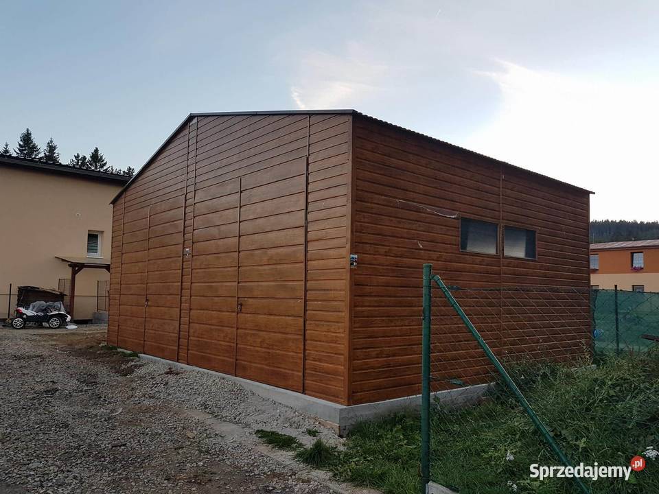 Blaszana montowana hala 8x6m Złoty dąb Kraków