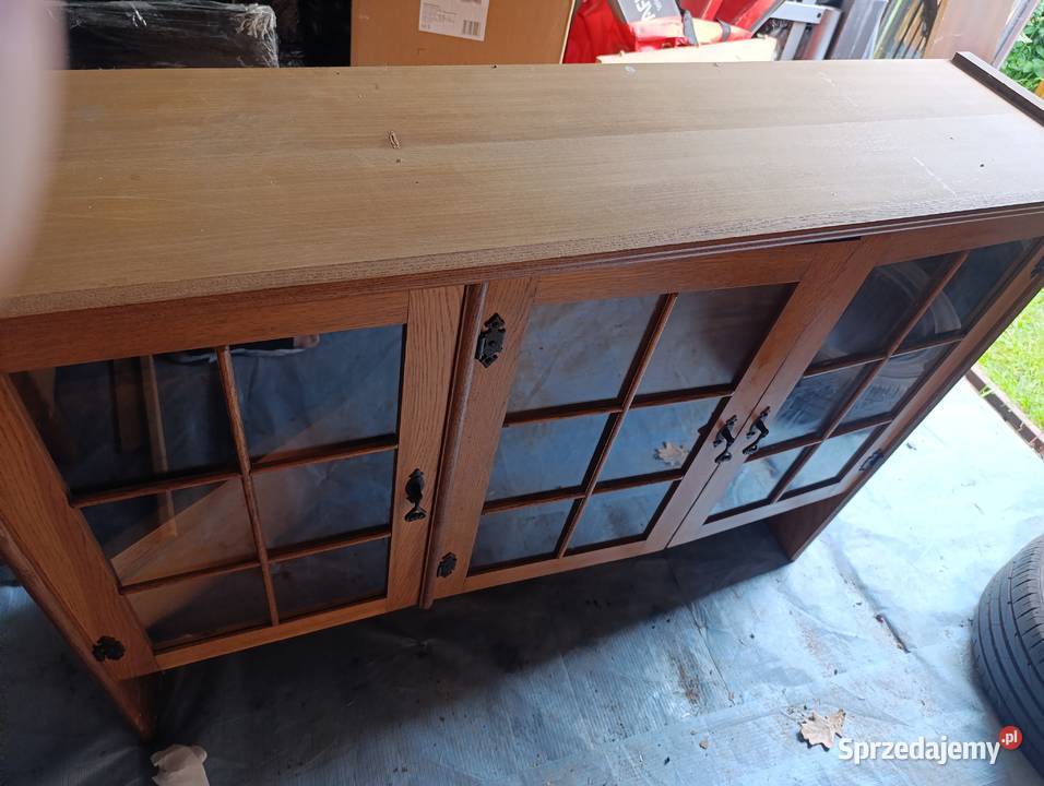 Kredens z nadstawą dąb OFM Olszyna