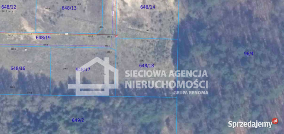 sprzedaży działki 1150m2 Przodkowo