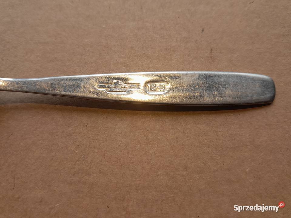 Stara łyżeczka PRL Gerlach stainless steel 189 Dąbrowa Górnicza