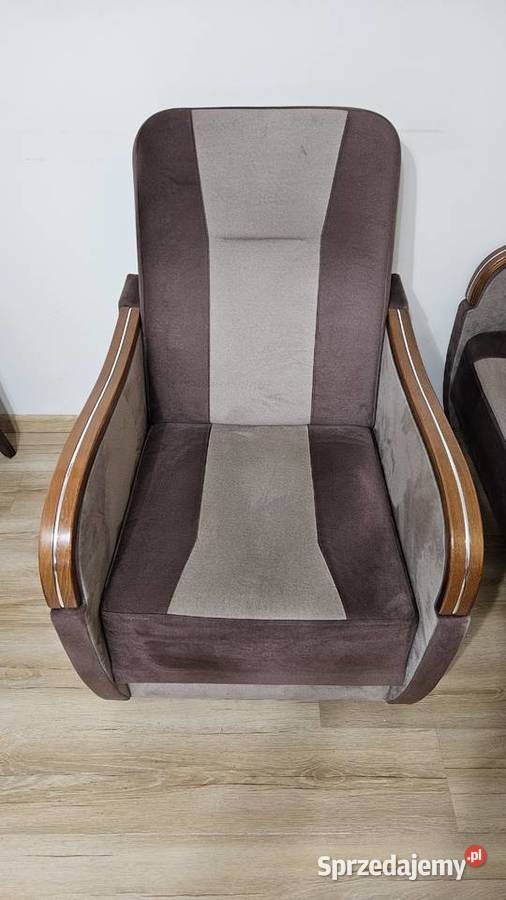 Komplet wypoczynkowy wersalka dwa fotele Słupca