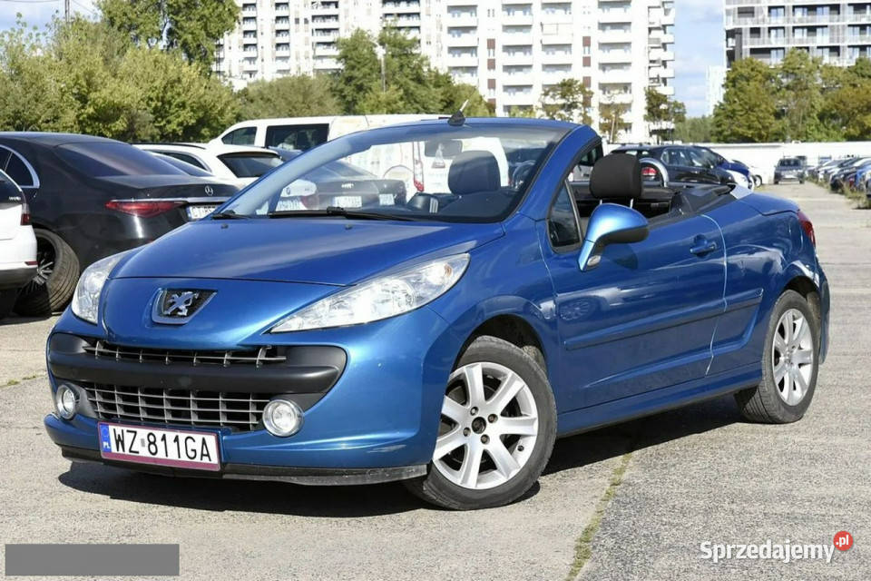 Peugeot 207 1.6 120KM CABRIO! Czujniki park. Klima