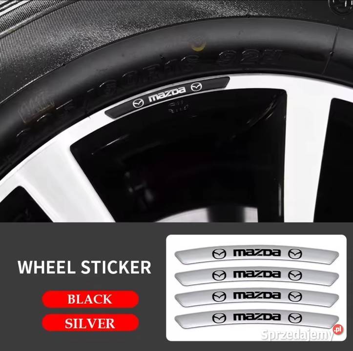 Naklejkiemblematy na felgi Mazda Chrom sprzedam