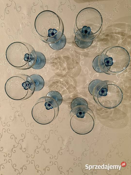 Kieliszki Pucharki Retro Art Deco 300ml Zestaw 8 śląskie Czerwionka-Leszczyny
