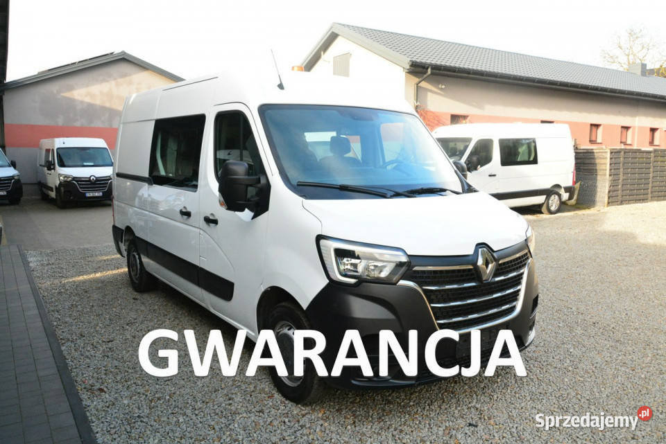 Renault Master średniak 7 osobowy brygadówka 20 klimatyzacja