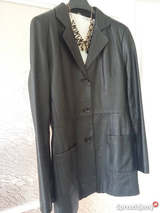 Skórzany płaszcz Freemans Rozmiar 38(M) zachodniopomorskie Szczecin sprzedam