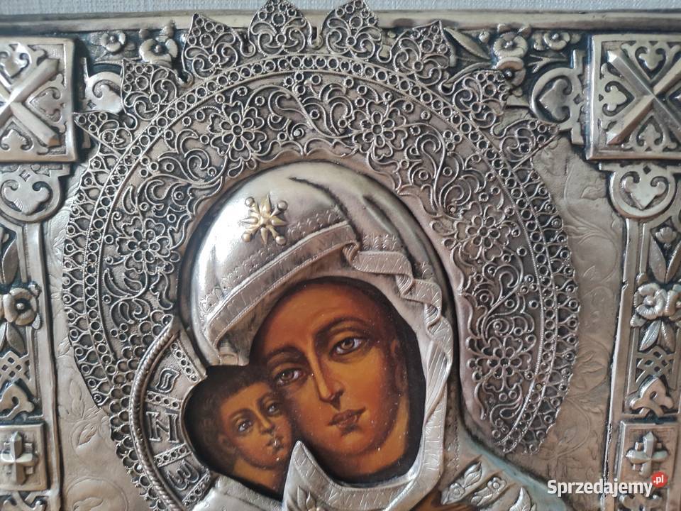Piękna ikona Matki Boskiej pocieszenia Łódź