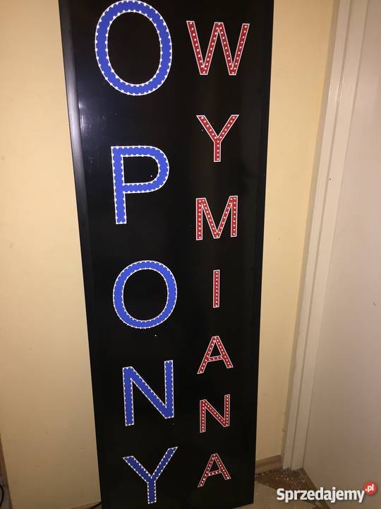OPONY Reklama LED zewnętrzna 160x50 230V Pomiechówek
