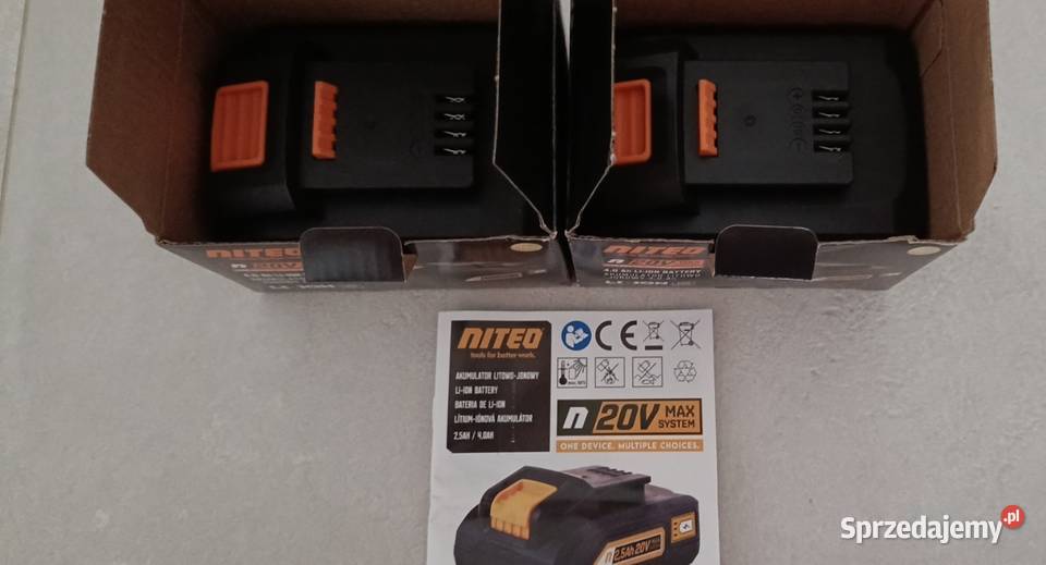 Nowa bateria akumulator NITEO 20V 4Ah gwarancja Ełk