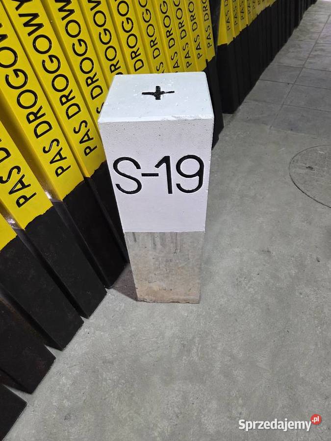Słupek graniczny S19 świadek pasa drogowego podkarpackie