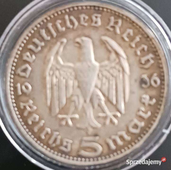 5 Marek Niemcy Paul von Hindenburg 1936 r Men A wielkopolskie Konin
