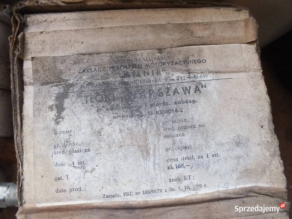 Części Warszawa Garbuska Nowe z Prl Kurier ŚLĄSK osobowe śląskie Golasowice