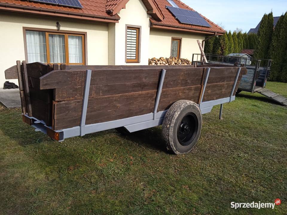 Przyczepa jedno osiowa rolnicza Kłaj