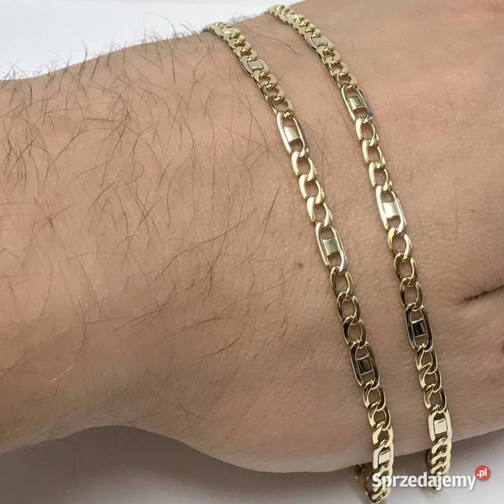 Złoty ŁAŃCUSZEK damski 18K piękny splot GUCCI 45 Warszawa