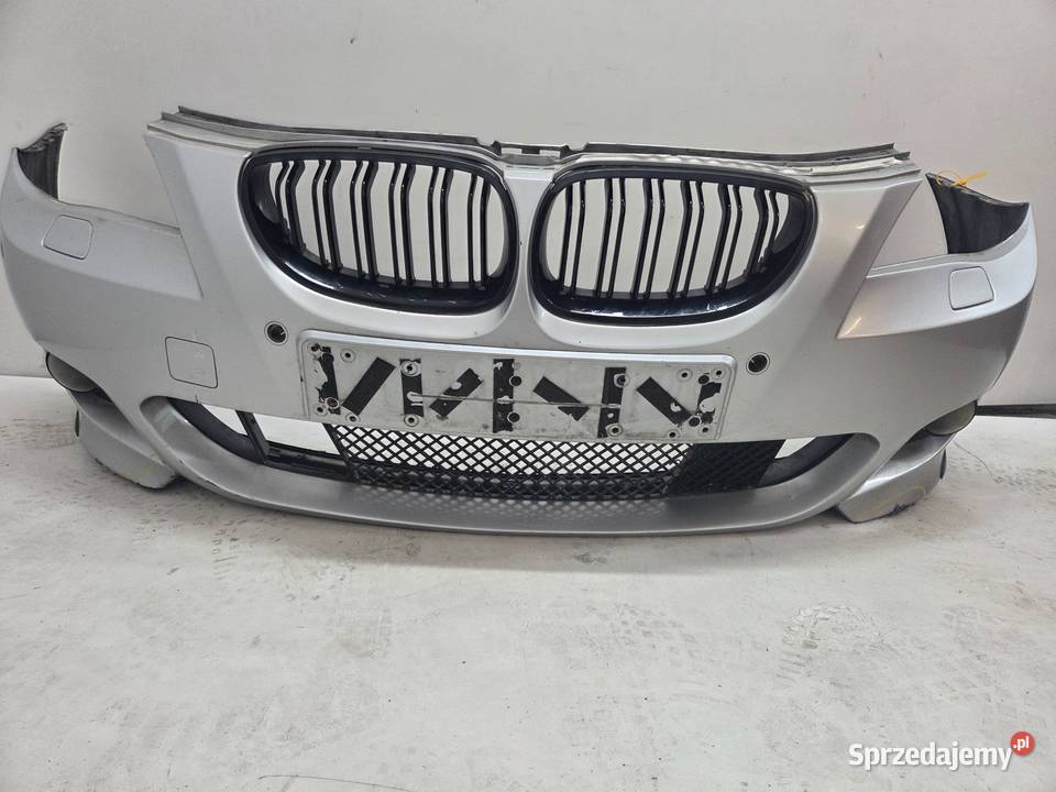 ZDERZAK PRZEDNI BMW E60 E61 M PAKIET TITANSILBER osobowe Zderzaki Strzyżewice