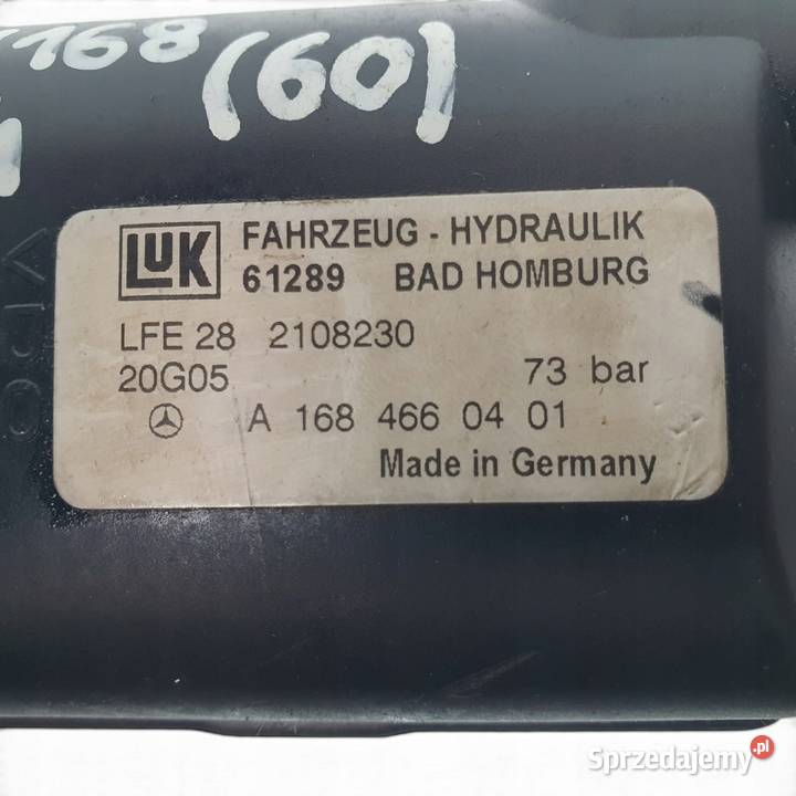 HYDRAULICZNA POMPA WSPOMAGANIA Mercedes W168 Luk Chełm sprzedam