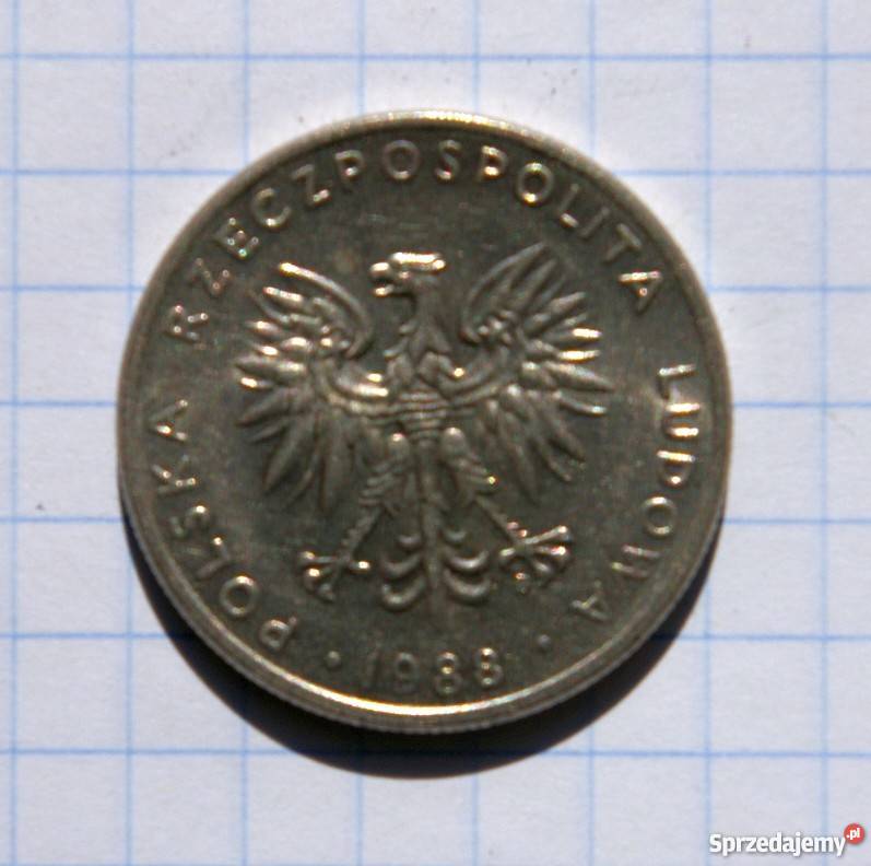20 ZŁOTYCH 1988 POLSKA lubelskie Piszczac
