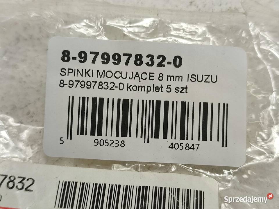 SPINKI MOCUJĄCE 8mm 5 ISUZU NPRHD 19952024 NOWE Motoryzacja