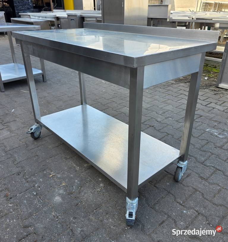 Stół Gastronomiczny z Półką Na Kółkach 1206085 Nowe Skalmierzyce